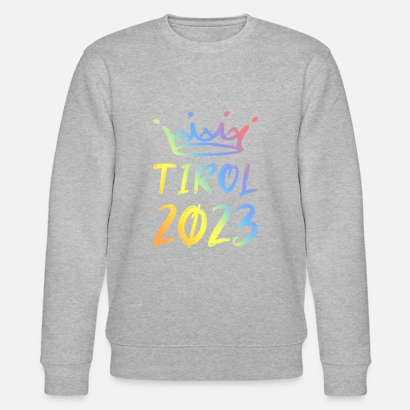 Tyrol 2023 - Sweat bio CHANGER Stanley/Stella Unisexe - gris chiné