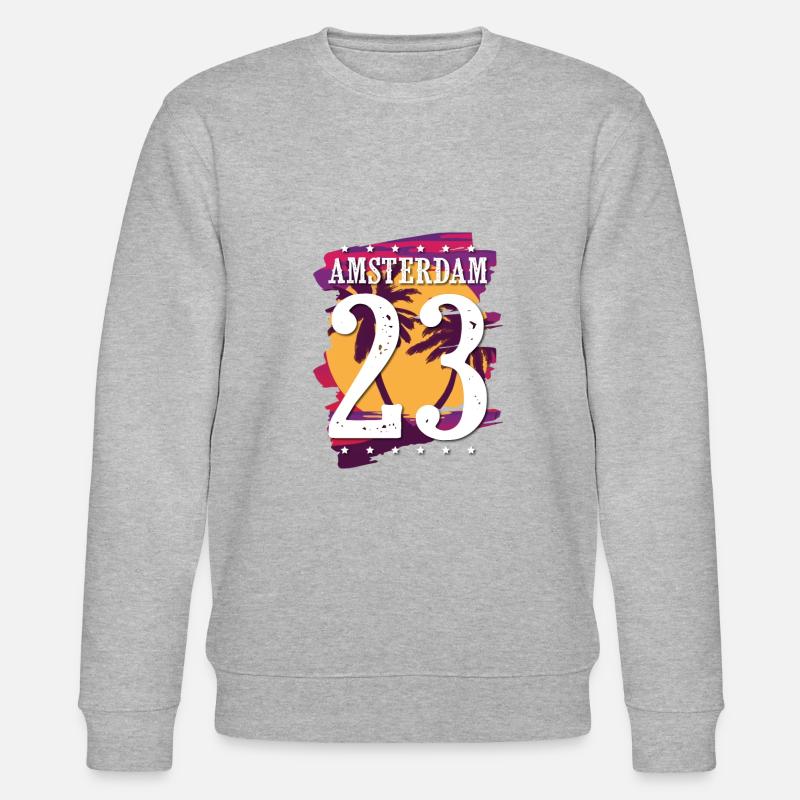 Amsterdam 23 Trikot 2023 - Stanley/Stella Unisex Bio-Sweatshirt CHANGER  - Grau meliert