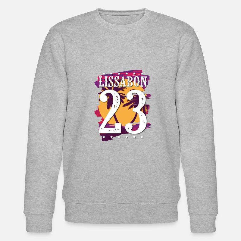 Lisbonne 23 Maillot 2023 - Sweat bio CHANGER Stanley/Stella Unisexe - gris chiné