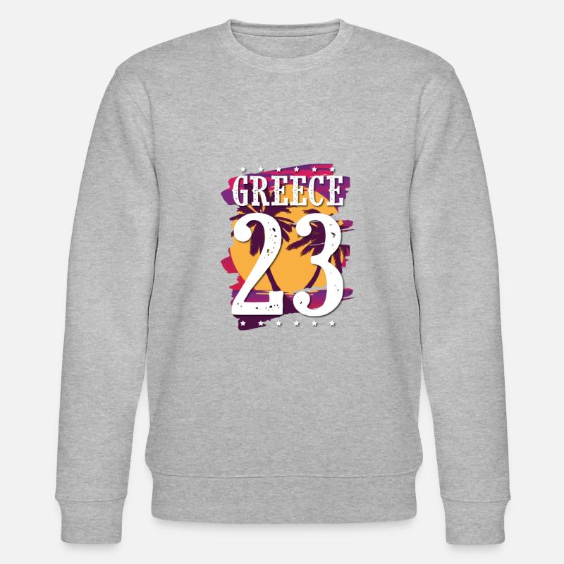 Grèce 23 Jersey 2023 - Sweat bio CHANGER Stanley/Stella Unisexe - gris chiné