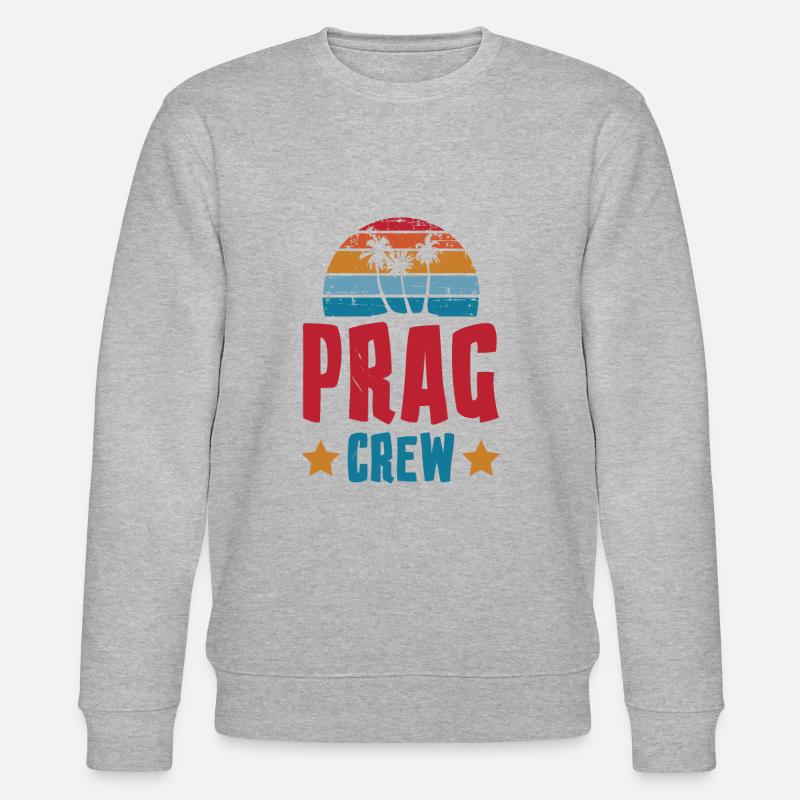 Prag Crew - Stanley/Stella Unisex Bio-Sweatshirt CHANGER  - Grau meliert