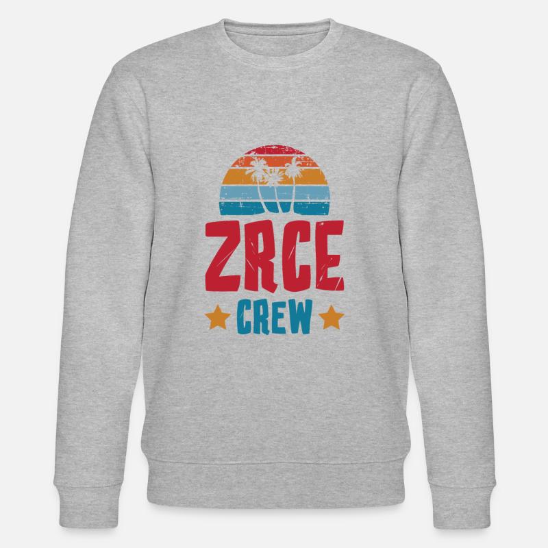 Zrce Crew - Stanley/Stella Unisex Bio-Sweatshirt CHANGER  - Grau meliert