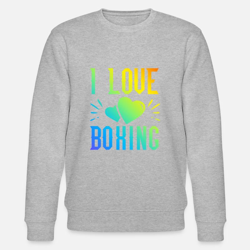 J’adore la boxe - Sweat bio CHANGER Stanley/Stella Unisexe - gris chiné