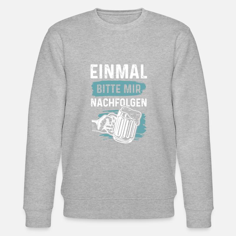bier alkohol - Stanley/Stella Unisex Bio-Sweatshirt CHANGER  - Grau meliert