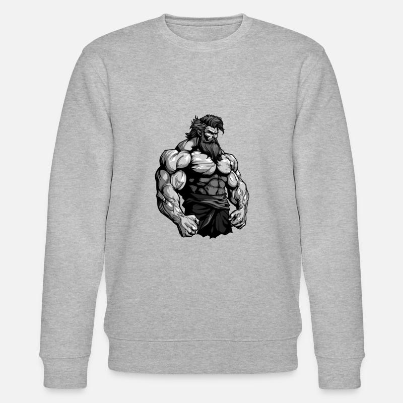 Bodybuilder Muscles Workout Gym - Sweat bio CHANGER Stanley/Stella Unisexe - gris chiné