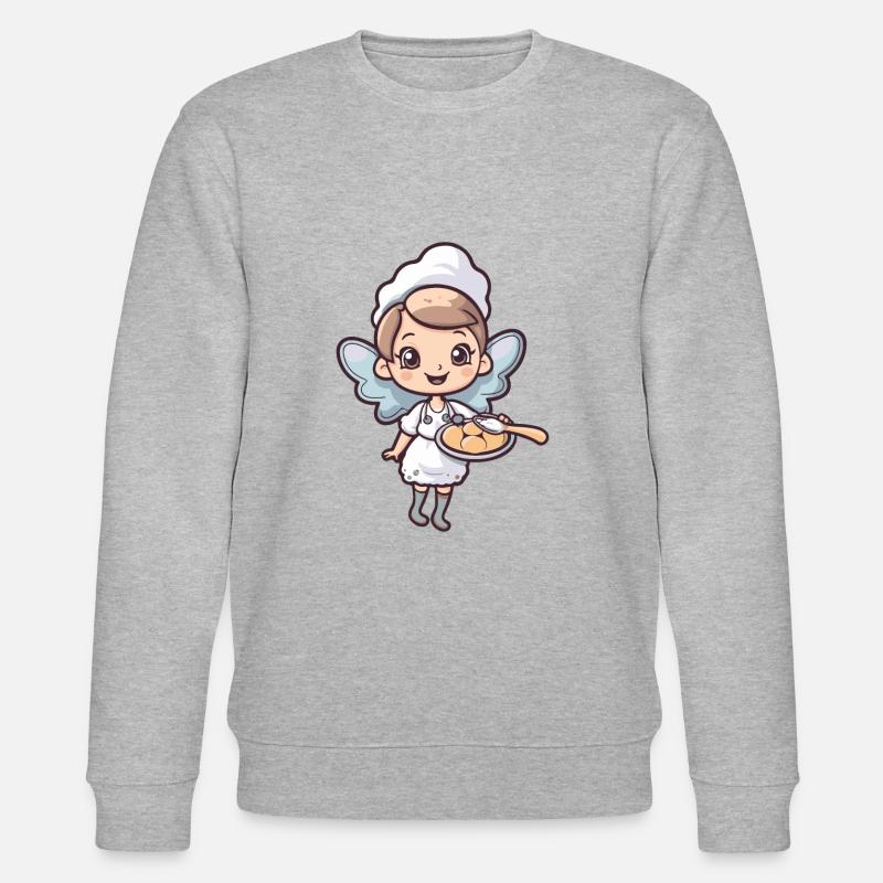 Backfee Fairy Baking Cuisine - Sweat bio CHANGER Stanley/Stella Unisexe - gris chiné