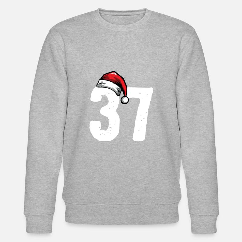 37 Numéro Noël - Sweat bio CHANGER Stanley/Stella Unisexe - gris chiné