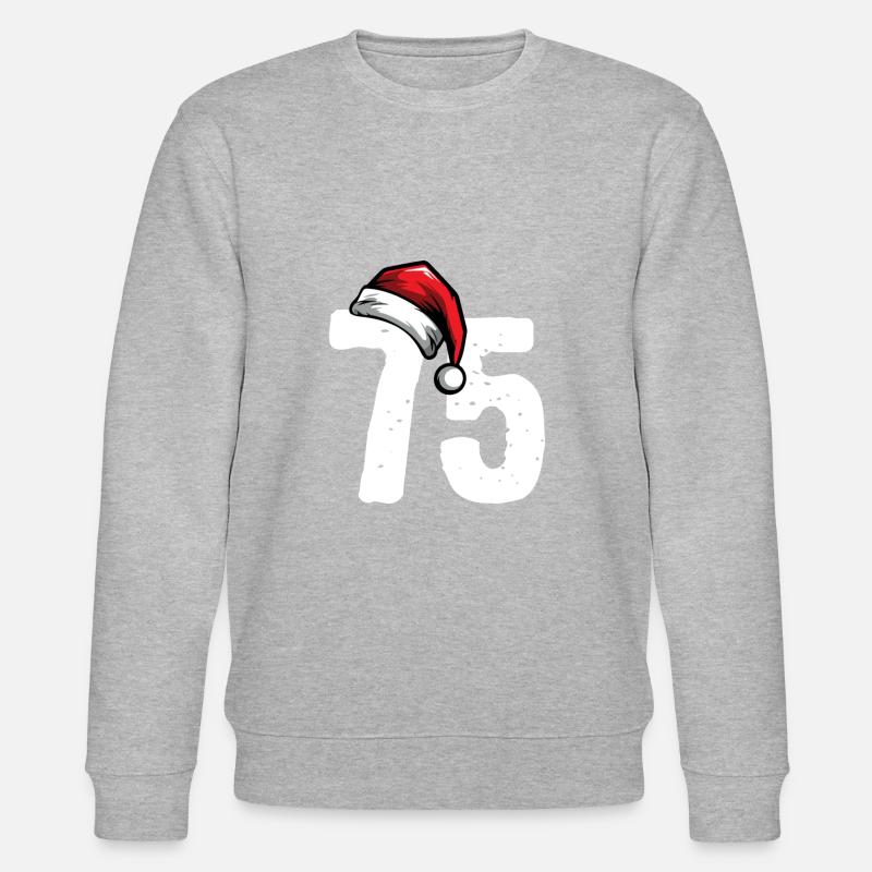 75 Numéro Noël - Sweat bio CHANGER Stanley/Stella Unisexe - gris chiné