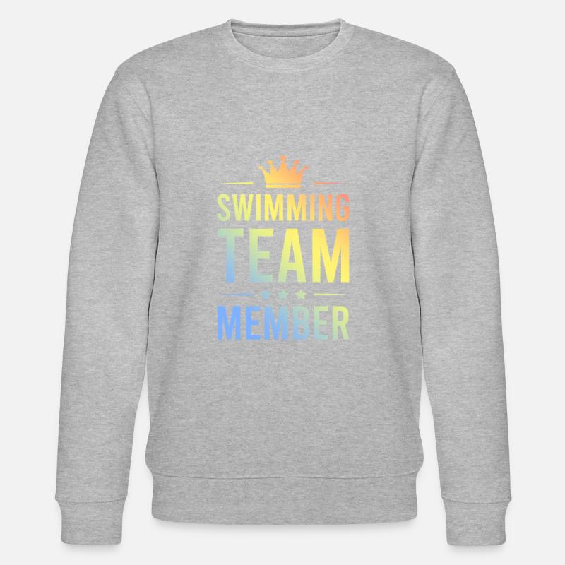 Swimming Team Bunt - Stanley/Stella Unisex Bio-Sweatshirt CHANGER - Grau meliert