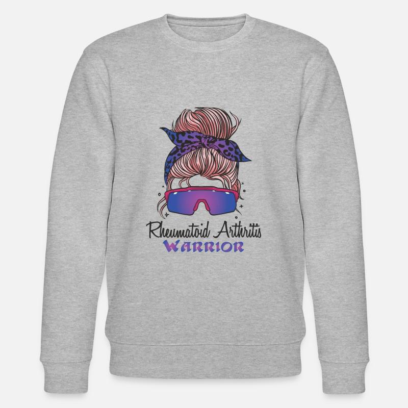 Polyarthrite rhumatoïde Warrior Maman - Sweat bio CHANGER Stanley/Stella Unisexe - gris chiné