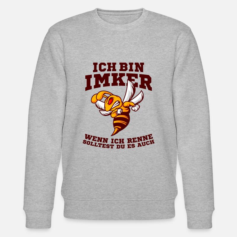Imker - Stanley/Stella Unisex Bio-Sweatshirt CHANGER  - Grau meliert