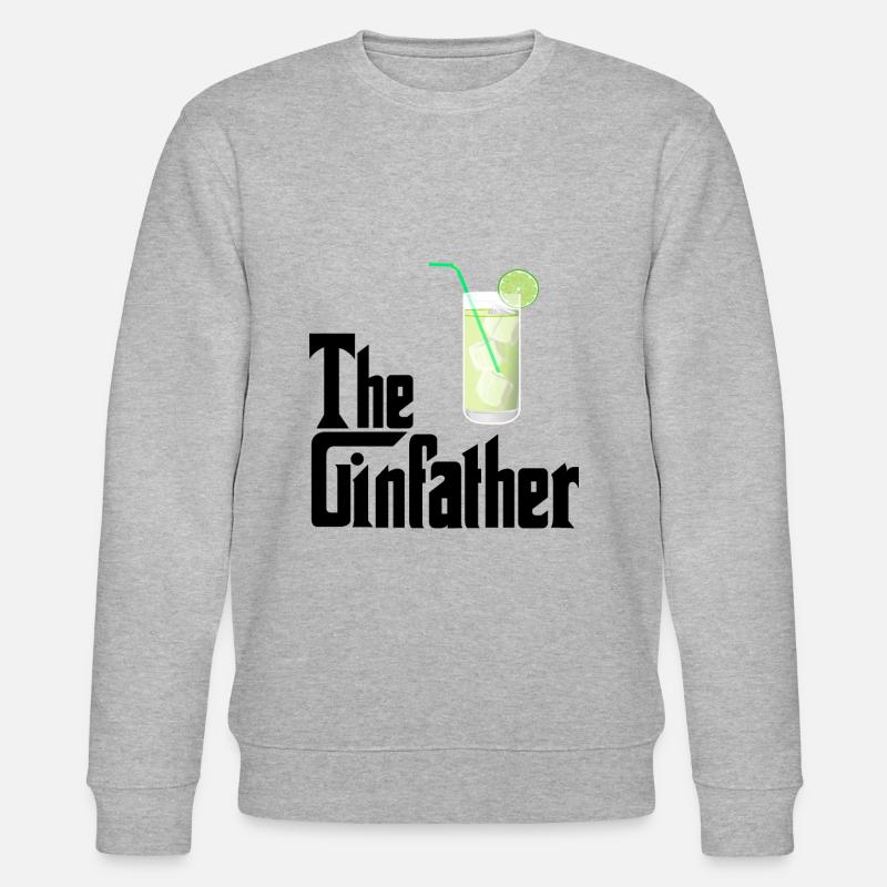 Le Ginfather Gin and Tonic - Sweat bio CHANGER Stanley/Stella Unisexe - gris chiné