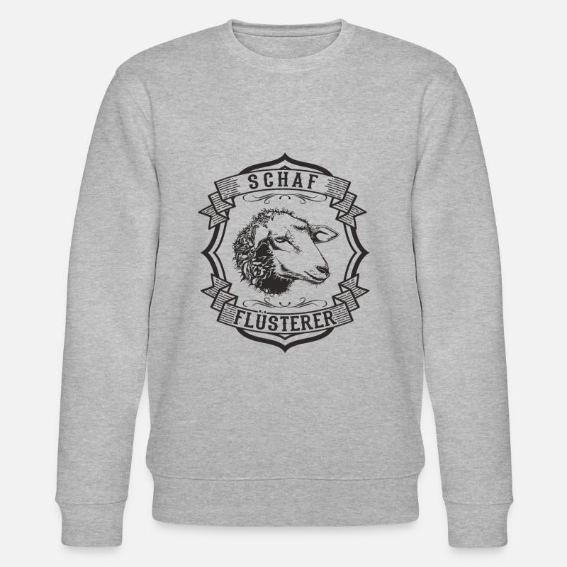 Schaf Flüsterer - Stanley/Stella Unisex Bio-Sweatshirt CHANGER  - Grau meliert