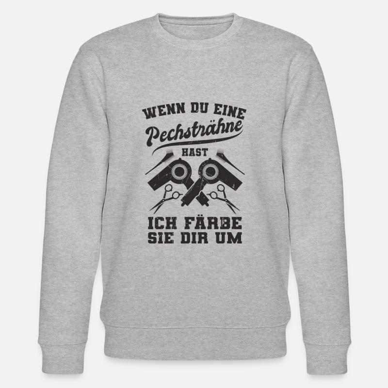 Friseur - Stanley/Stella Unisex Bio-Sweatshirt CHANGER  - Grau meliert