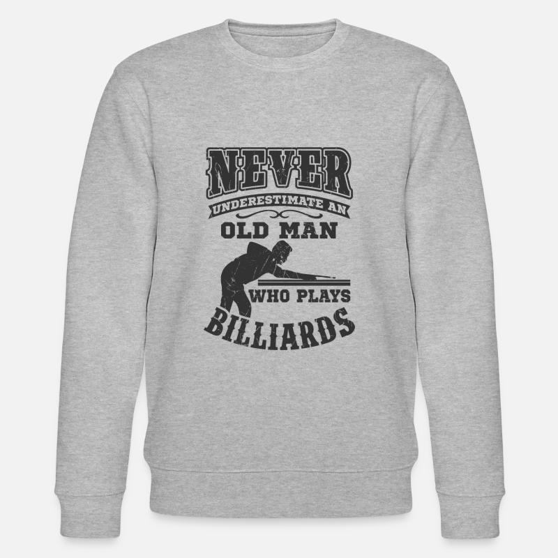 Billard - Stanley/Stella Unisex Bio-Sweatshirt CHANGER  - Grau meliert