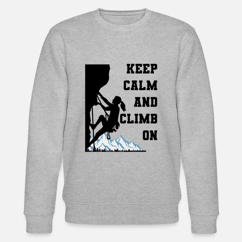 Climb - Stanley/Stella CHANGER Unisex Organic Sweatshirt - heather grey