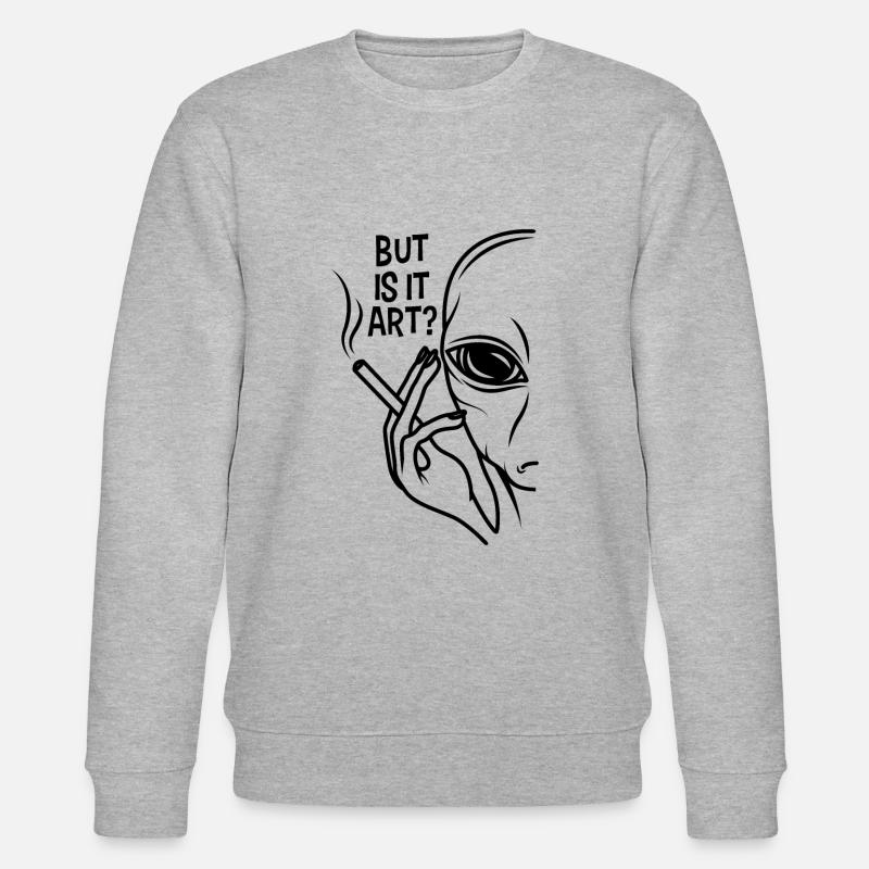 Alien - Stanley/Stella Unisex Bio-Sweatshirt CHANGER  - Grau meliert