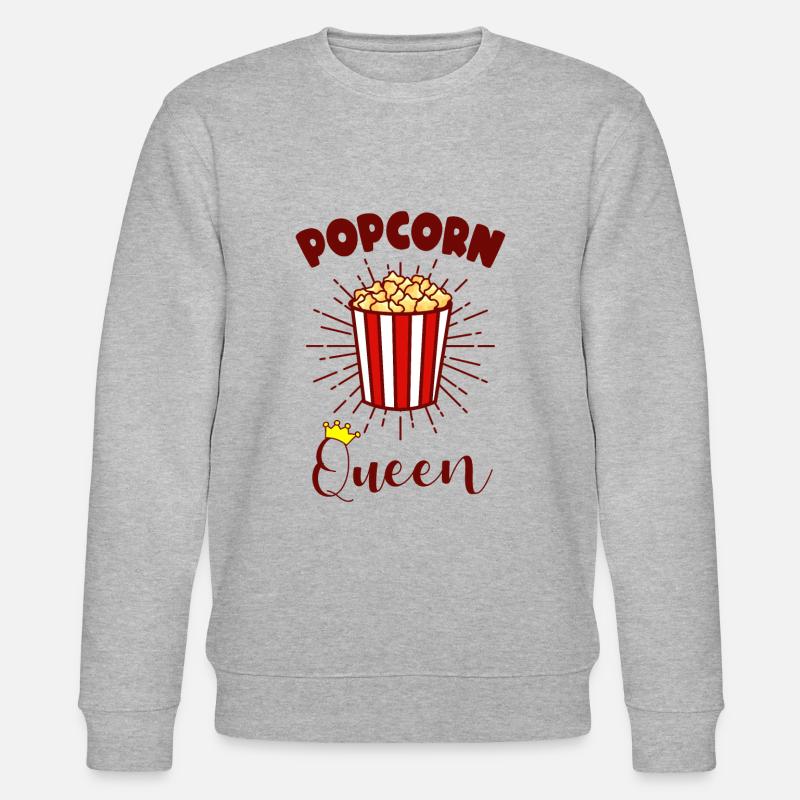 Popcorn Kostüm - Stanley/Stella Unisex Bio-Sweatshirt CHANGER  - Grau meliert