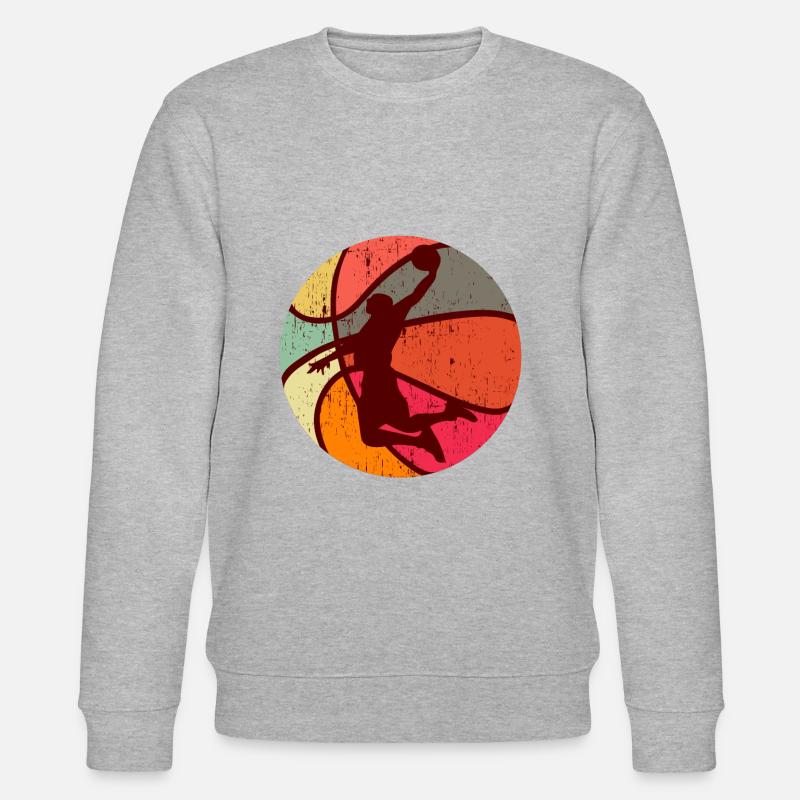 Basketball - Stanley/Stella Unisex Bio-Sweatshirt CHANGER  - Grau meliert