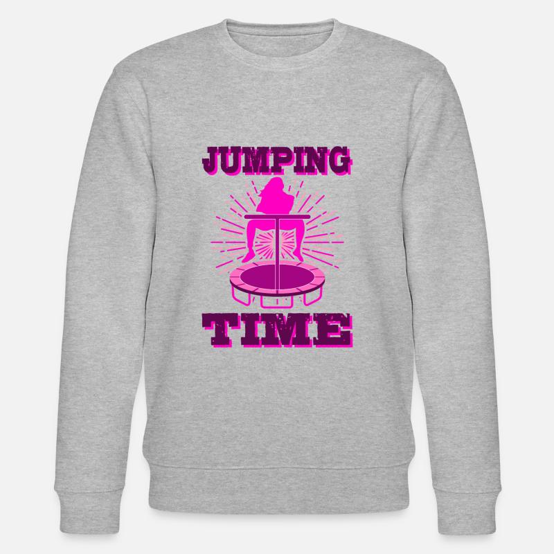 Trampolin - Stanley/Stella Unisex Bio-Sweatshirt CHANGER  - Grau meliert