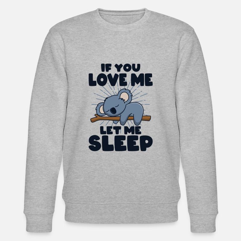 Koala - Stanley/Stella Unisex Bio-Sweatshirt CHANGER  - Grau meliert