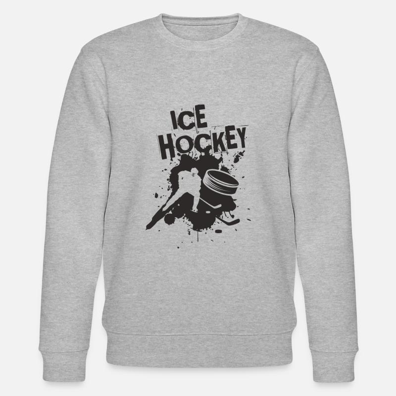 Eishockey - Stanley/Stella Unisex Bio-Sweatshirt CHANGER - Grau meliert