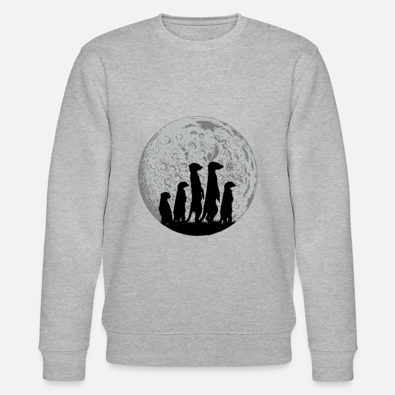 Erdmännchen - Stanley/Stella Unisex Bio-Sweatshirt CHANGER  - Grau meliert
