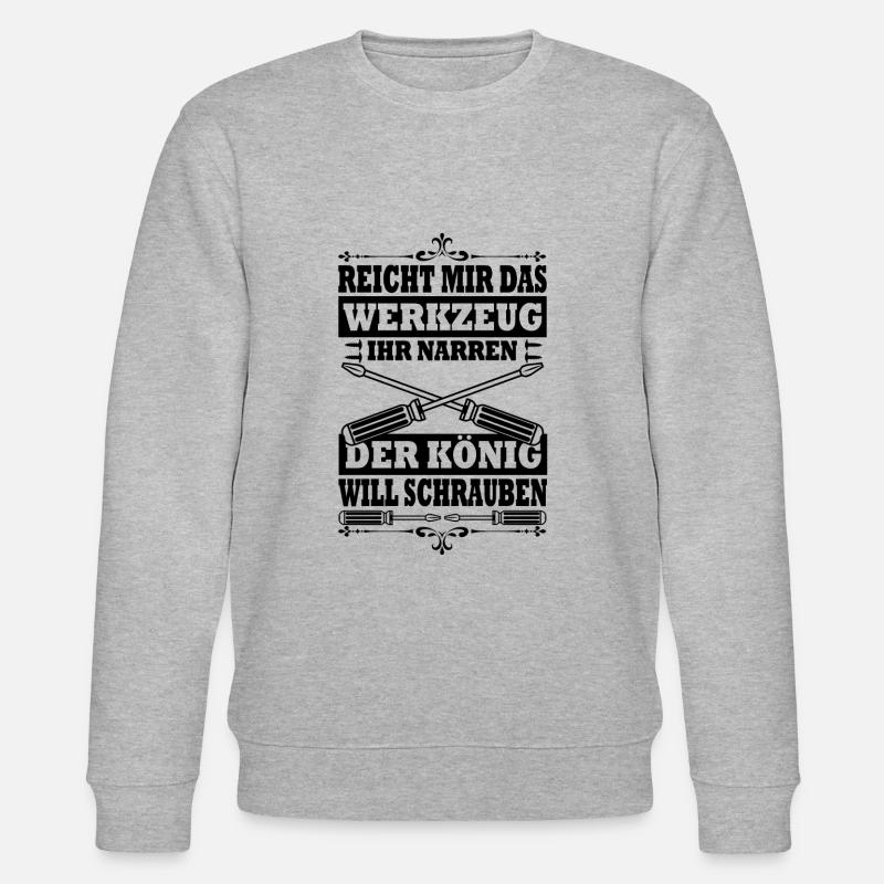 Heimwerker - Stanley/Stella Unisex Bio-Sweatshirt CHANGER  - Grau meliert