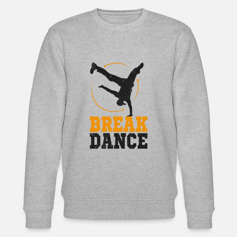 Breakdance - Stanley/Stella Unisex Bio-Sweatshirt CHANGER  - Grau meliert