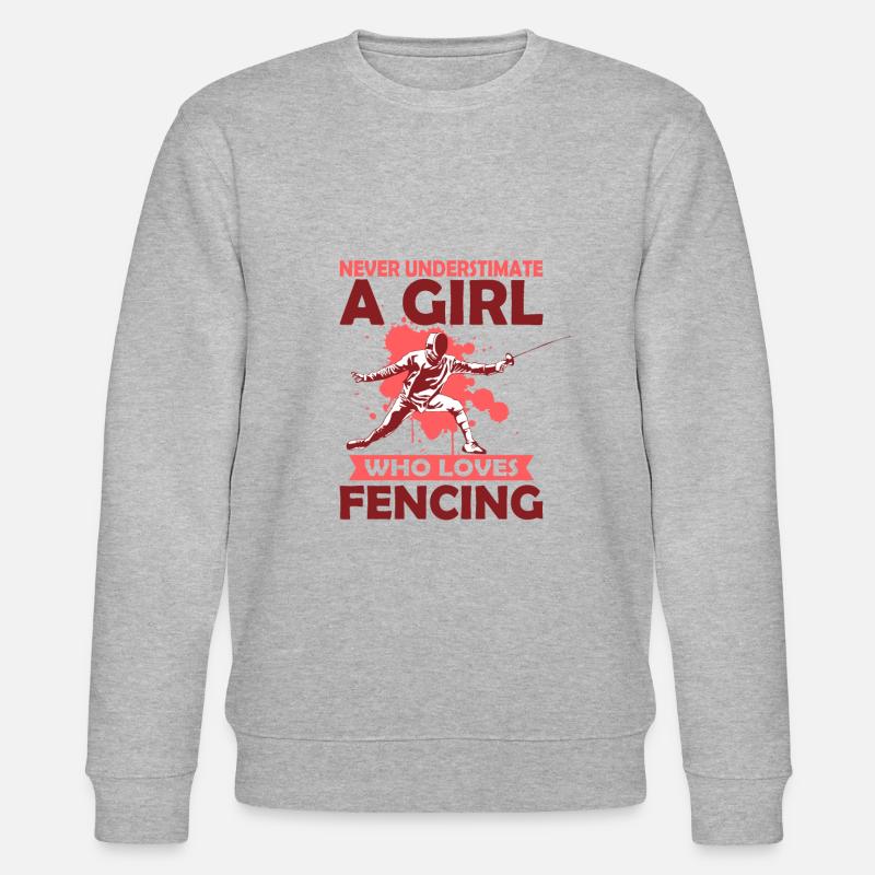 Fechten - Stanley/Stella Unisex Bio-Sweatshirt CHANGER  - Grau meliert