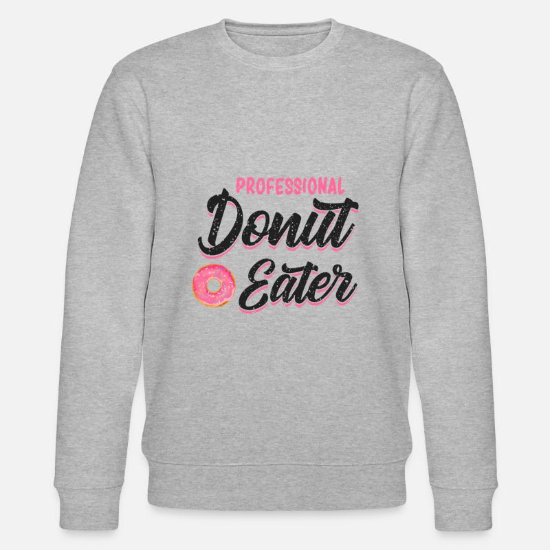 Donut - Stanley/Stella Unisex Bio-Sweatshirt CHANGER  - Grau meliert