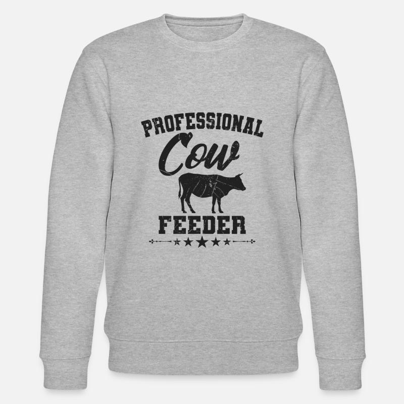Vache - Sweat bio CHANGER Stanley/Stella Unisexe - gris chiné