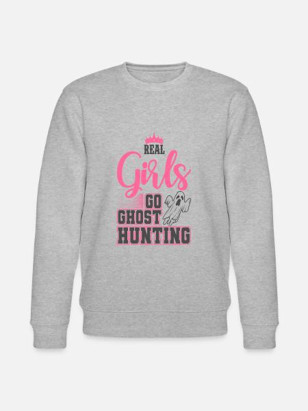 Ghost hunting - Stanley/Stella CHANGER Unisex Organic Sweatshirt - heather grey