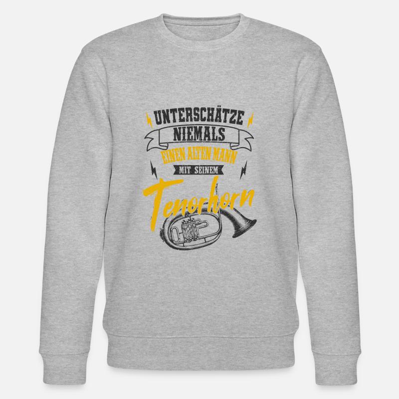 Tenorhorn - Stanley/Stella Unisex Bio-Sweatshirt CHANGER  - Grau meliert
