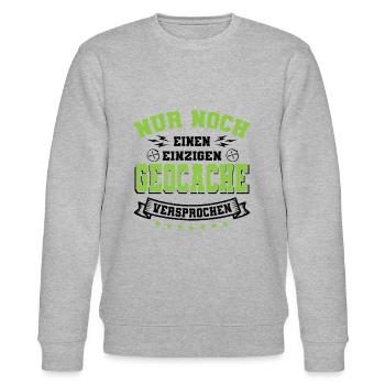Geocacher - Stanley/Stella Unisex Bio-Sweatshirt CHANGER  - Grau meliert - Vorne - Nik (191cm) & Marisol (170cm)