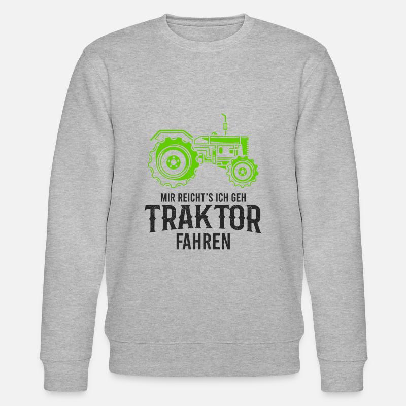 Traktor - Stanley/Stella Unisex Bio-Sweatshirt CHANGER  - Grau meliert