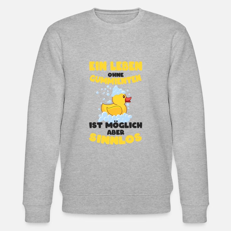 Gummiente - Stanley/Stella Unisex Bio-Sweatshirt CHANGER  - Grau meliert