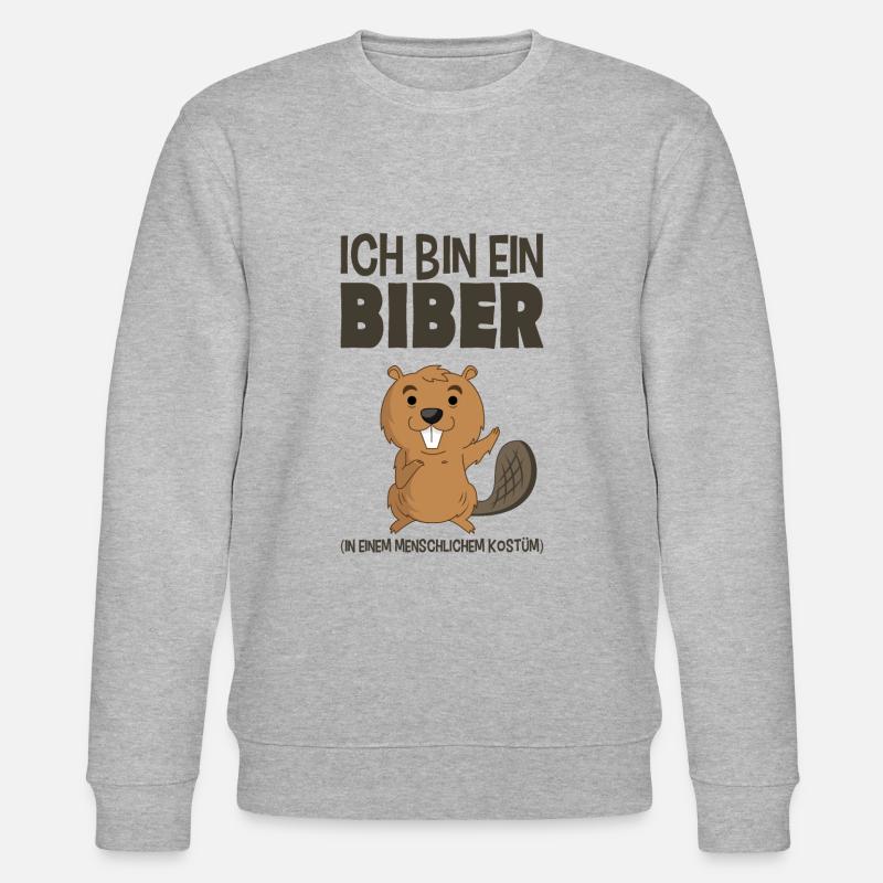 Biber - Stanley/Stella Unisex Bio-Sweatshirt CHANGER  - Grau meliert