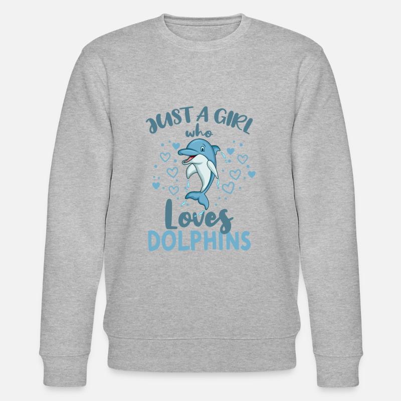 Delfin - Stanley/Stella Unisex Bio-Sweatshirt CHANGER  - Grau meliert