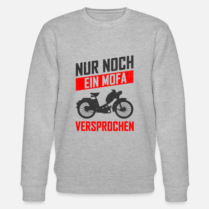 Mofa Moped - Stanley/Stella Unisex Bio-Sweatshirt CHANGER  - Grau meliert