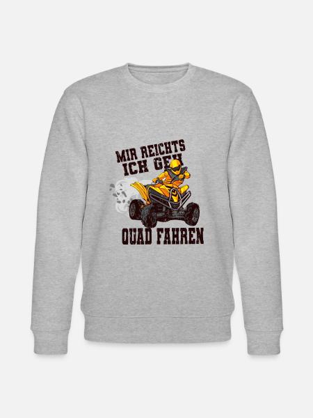 Quad - Stanley/Stella Unisex Bio-Sweatshirt CHANGER  - Grau meliert