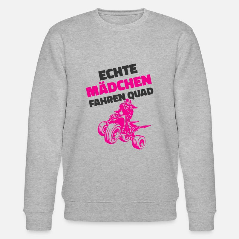 Quad Mädchen - Stanley/Stella Unisex Bio-Sweatshirt CHANGER  - Grau meliert