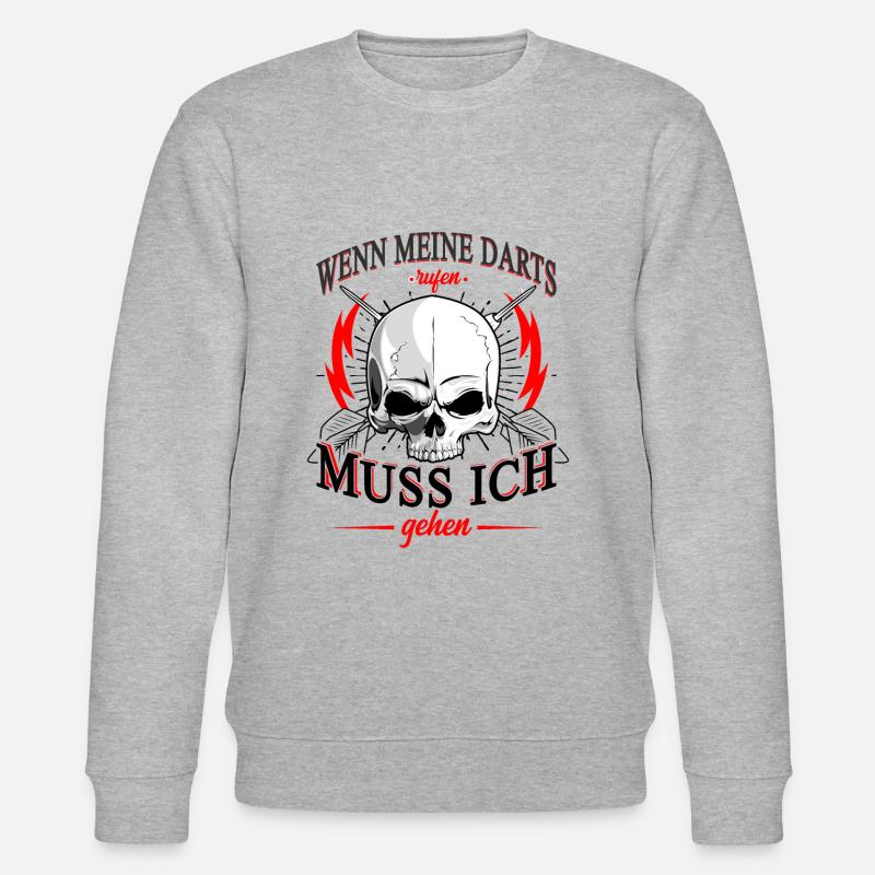 Darts - Stanley/Stella Unisex Bio-Sweatshirt CHANGER  - Grau meliert