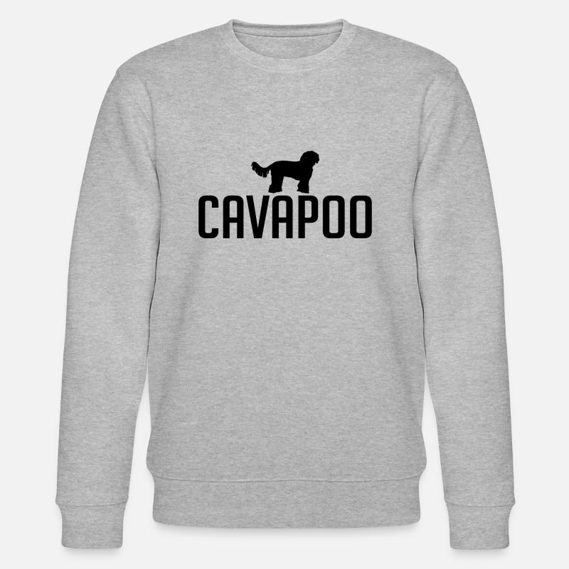 Cavapoo Dog breeds Dogs Wilsigns - Stanley/Stella CHANGER Unisex Organic Sweatshirt - heather grey