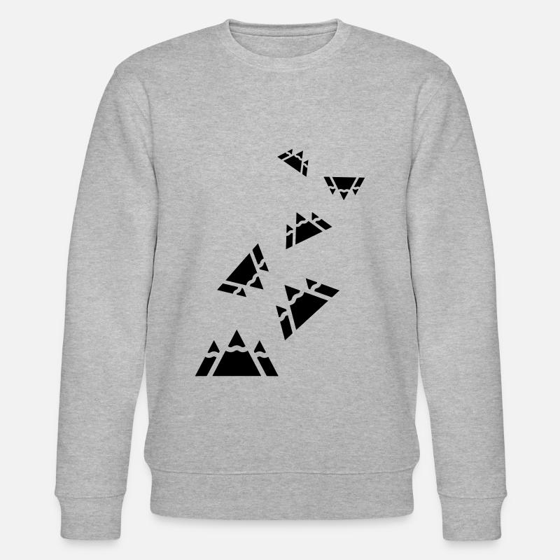 Berge - Stanley/Stella Unisex Bio-Sweatshirt CHANGER  - Grau meliert