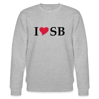 J'aime SB Transylvania Sibiu - Sweat bio CHANGER Stanley/Stella Unisexe - gris chiné - Devant - Nik (191cm) & Marisol (170cm)