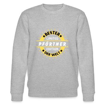 Best doorman in the world - Stanley/Stella CHANGER Unisex Organic Sweatshirt - heather grey - Front - Nik (191cm) & Marisol (170cm)