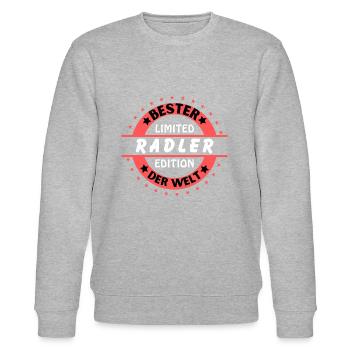 Best Cyclist Cycling, Bike, Cycling in the World - Stanley/Stella CHANGER Unisex Organic Sweatshirt - heather grey - Front - Nik (191cm) & Marisol (170cm)