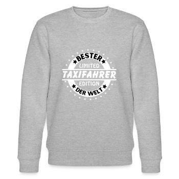 Bester Taxifahrer der Welt - Stanley/Stella Unisex Bio-Sweatshirt CHANGER  - Grau meliert - Vorne - Nik (191cm) & Marisol (170cm)