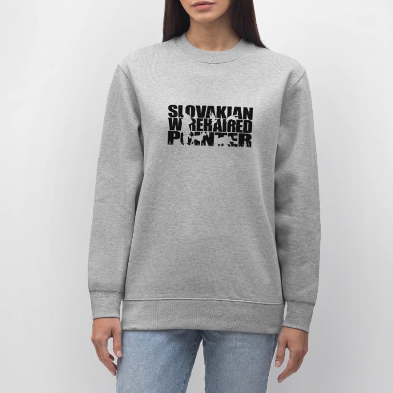 SLOVAKIAN WIREHAIRED POINTER Jagdhunde Wilsigns Stanley/Stella Unisex Bio-Sweatshirt CHANGER 